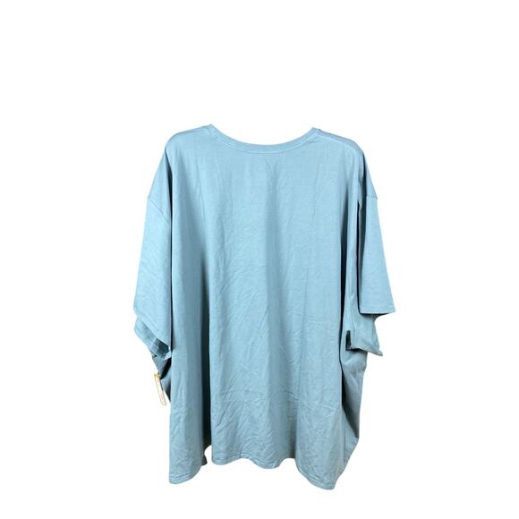 SKIMS Women's Cotton Jersey Oversized T-Shirt 5X | Plus Size Sage Green NWT - Picture 3 of 5